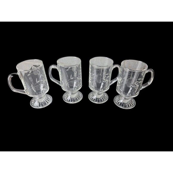 Princess House Heritage Irish Mugs - 4 pc set - Picture 1 of 2